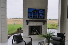 Heat & Glo Courtyard 42 Fireplace, Builder: Edward Custom Homes