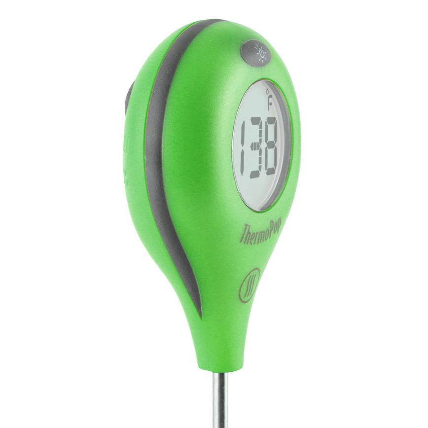 Thermoworks ThermoPop Pocket Thermometer Super Fast Reading Green